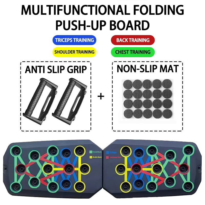 Push-Up Board - Foldable Multi-Angle Strength Training