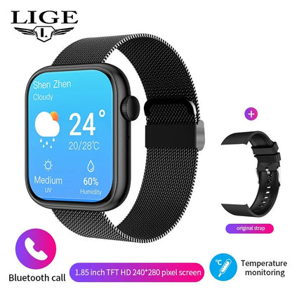 LIGE Women's Smart Watch - Bluetooth Calling and Fitness Tracker