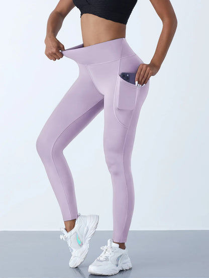 High-Waist Leggings - Tummy Support and Squat Comfort