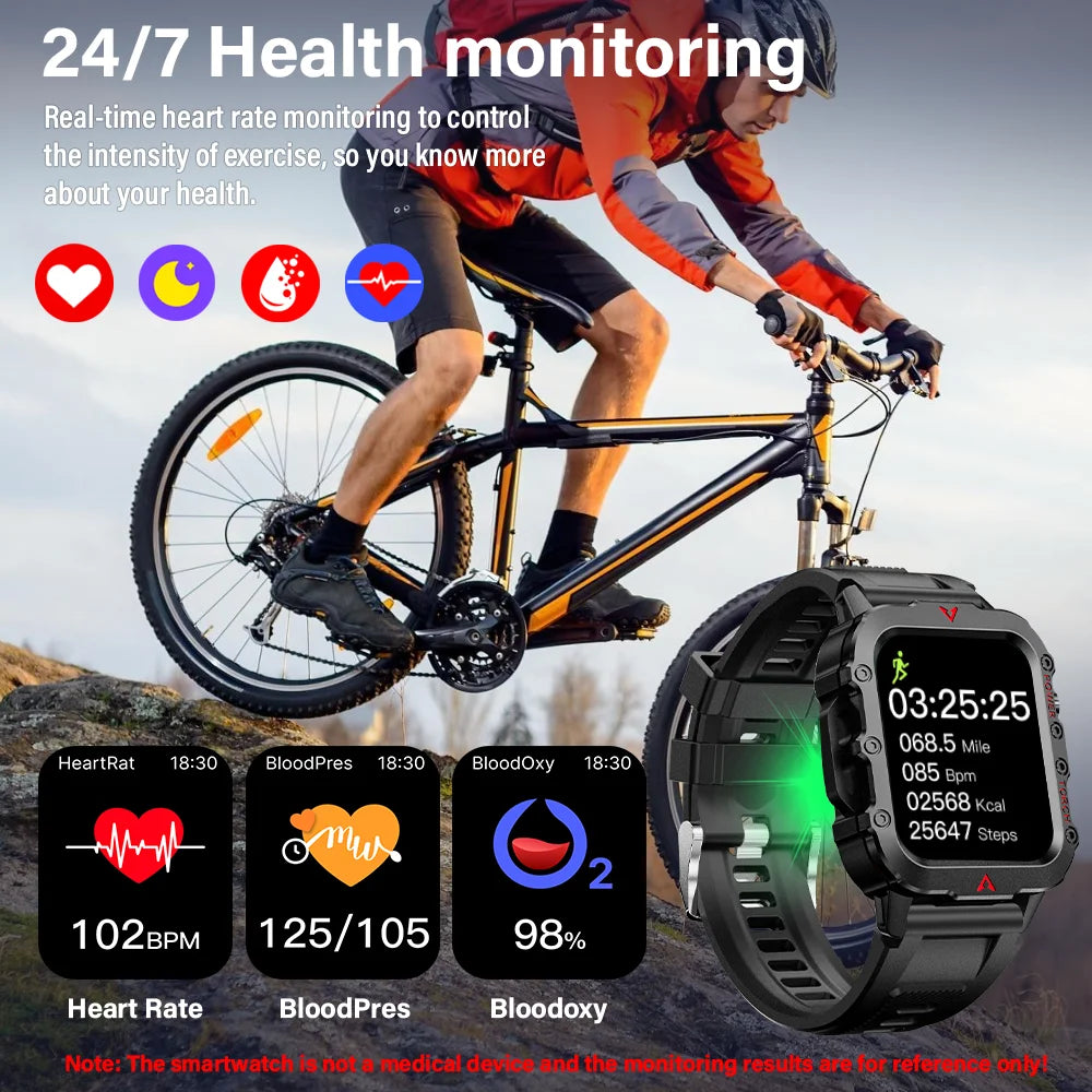 Smart Watch - Bluetooth Calling and Health Tracking