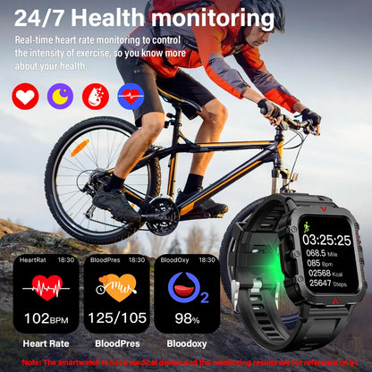 Smart Watch - Bluetooth Calling and Health Tracking
