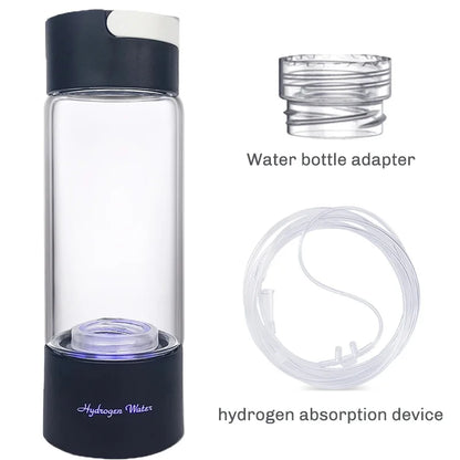 Portable Hydrogen Water Bottle About 420 ML - Hydrogen-rich Water