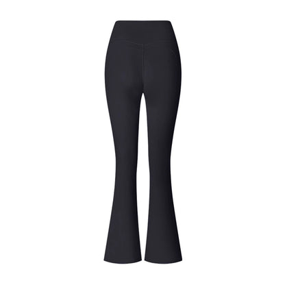 Flared Yoga Pants - High Waist Support and Stretch Comfort