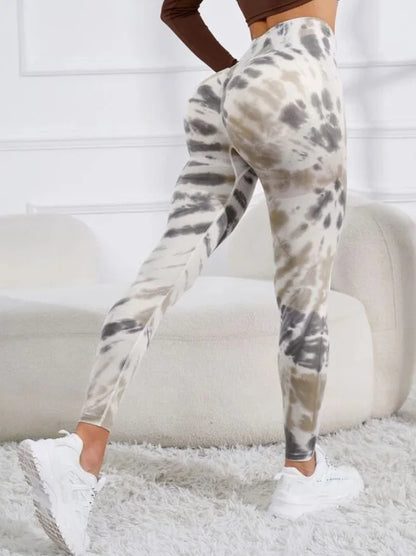 Tie-Dye Seamless Leggings - Butt-Lift Fit and Comfort