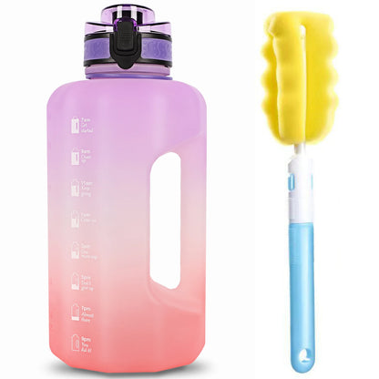 Motivational Water Bottle - Time Marker and Leak-Resistant Hydration