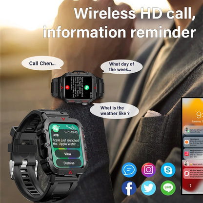 Smart Watch - Bluetooth Calling and Health Tracking