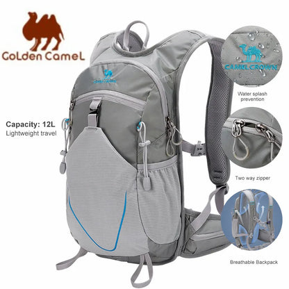 Golden Camel 12L Mountaineering Backpack - Waterproof Hiking Bag