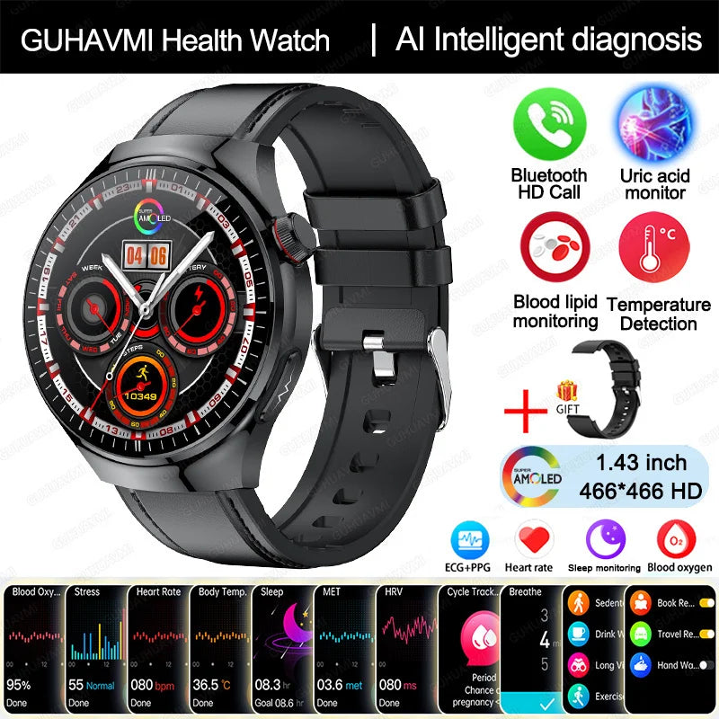 Smart Watch - Bluetooth Calling and Health Tracking
