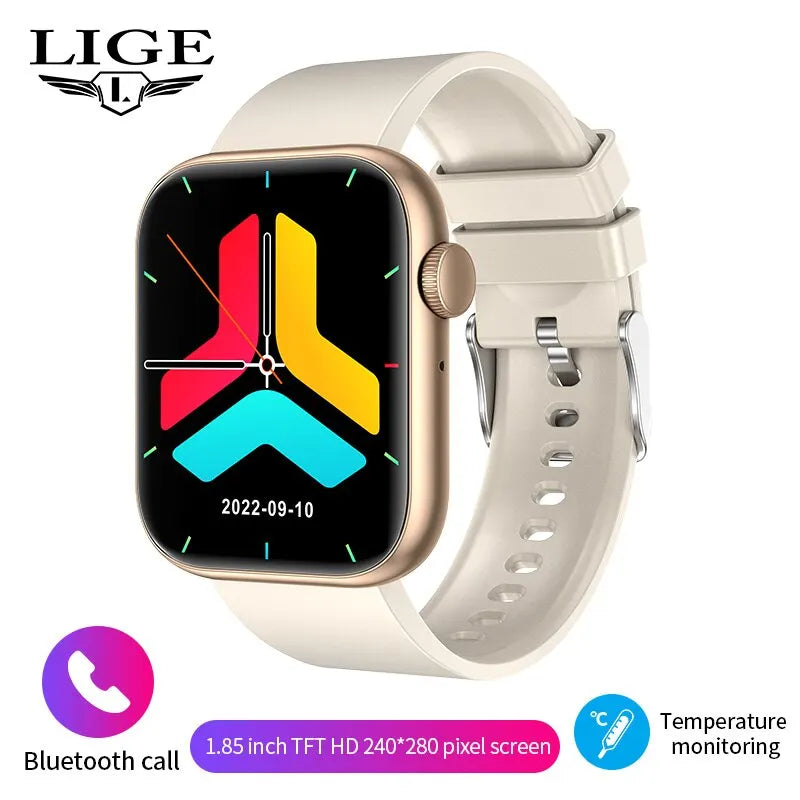 LIGE Women's Smart Watch - Bluetooth Calling and Fitness Tracker