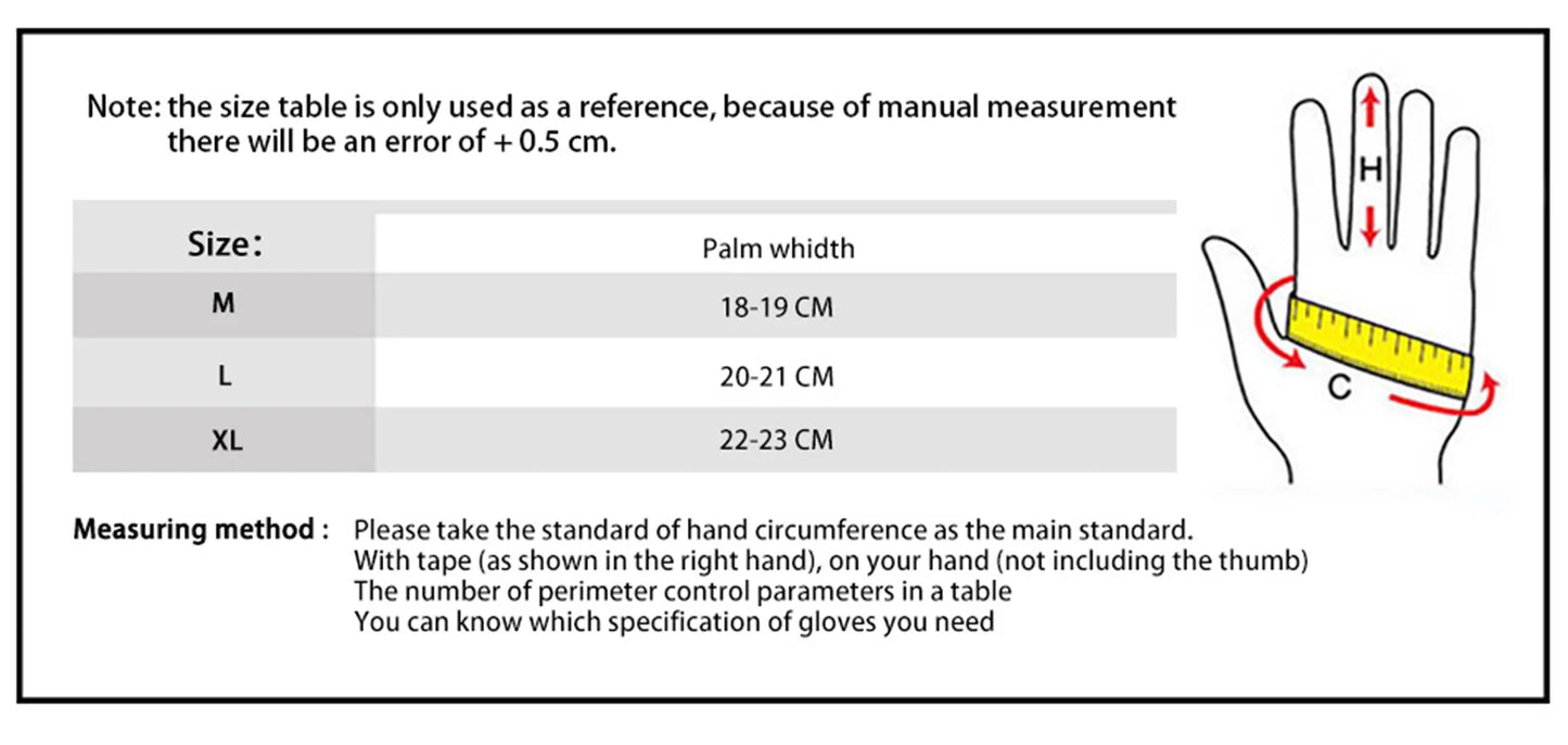 Training Gloves - Anti-Slip Grip and Palm Protection