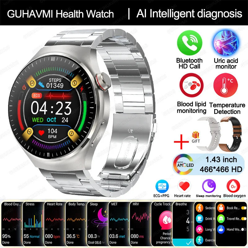 Smart Watch - Bluetooth Calling and Health Tracking