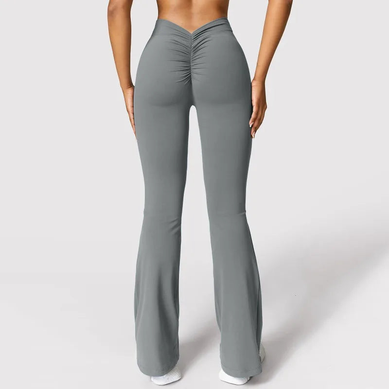 V-Back High-Waist Leggings - Butt-Lift Fit and Comfort