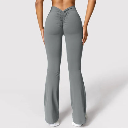 V-Back High-Waist Leggings - Butt-Lift Fit and Comfort