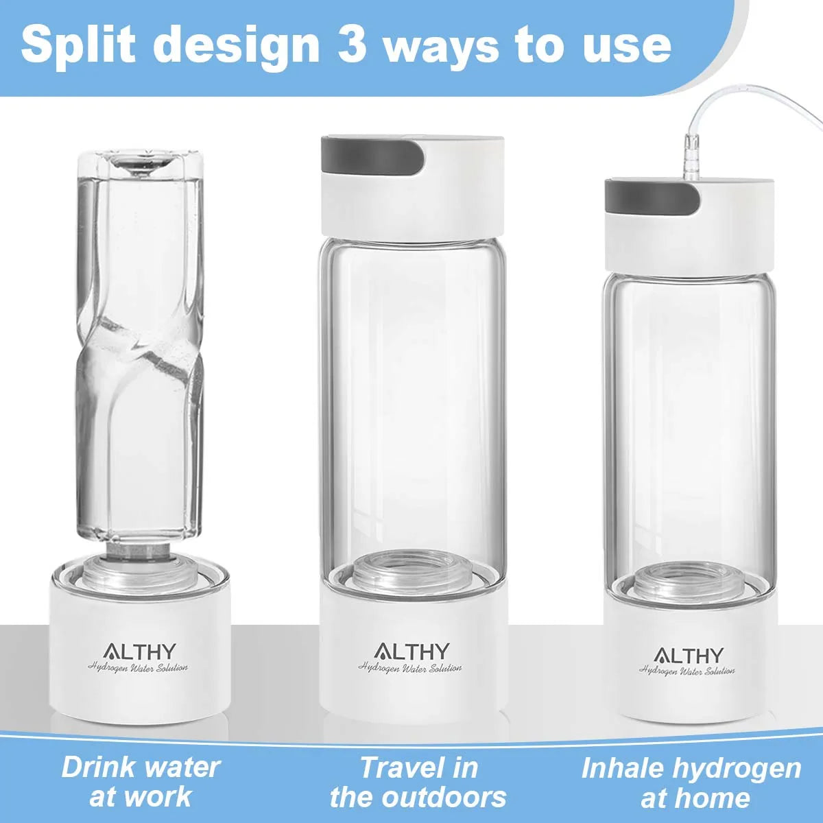 Portable Hydrogen Water Bottle - Hydrogen-rich Water